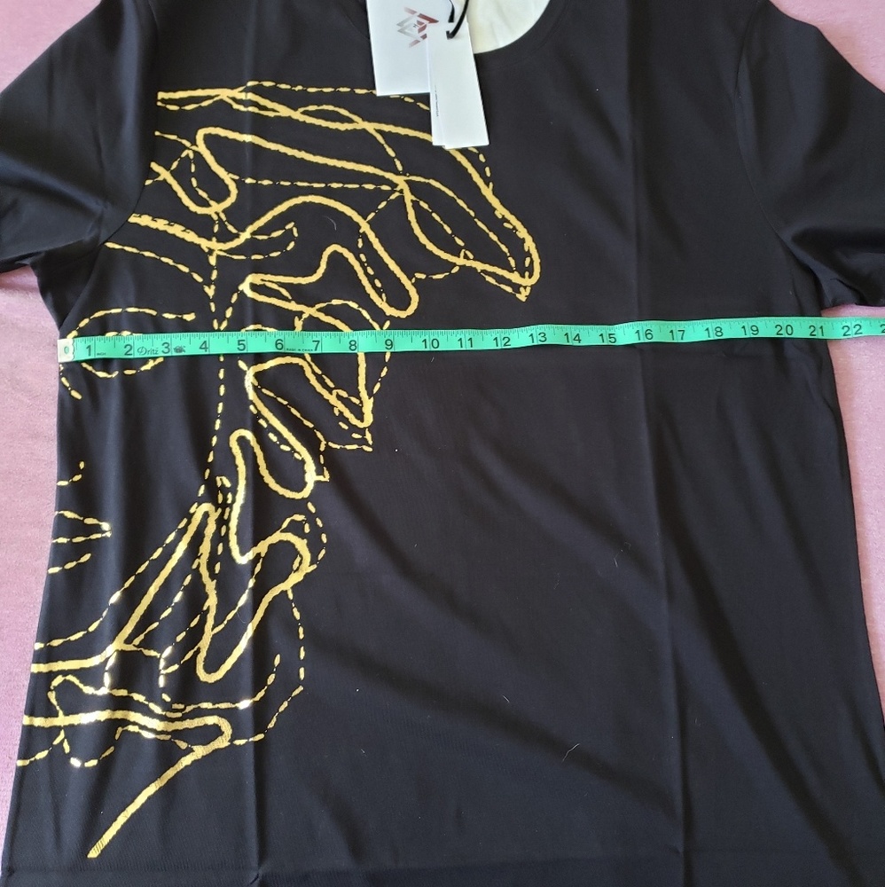 Versace Collection Black Tee - Picture 2 of 4